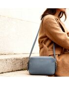 Bandolera de piel Agathe neptune - 236 x 161 x 55 mm