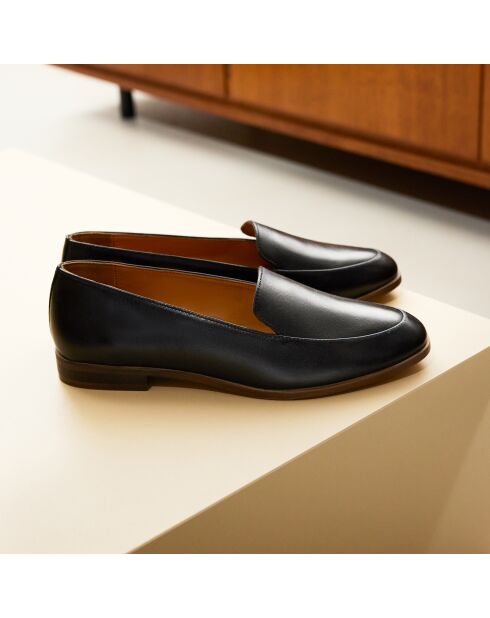 Mocassini Margaux in pelle nera