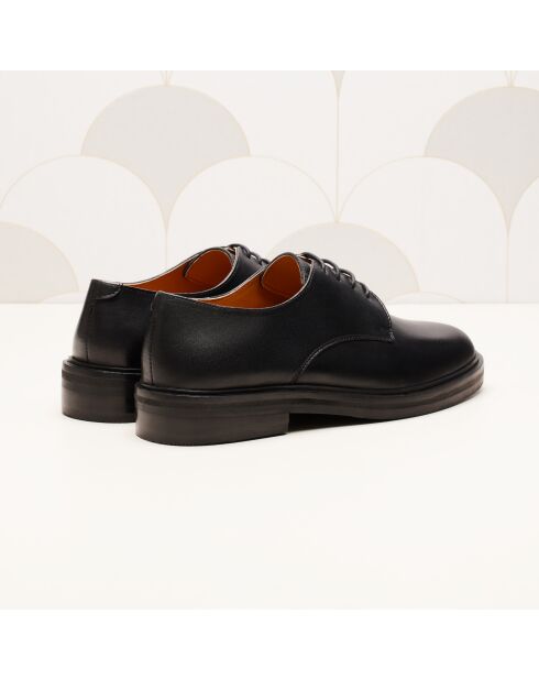 Derbies en cuir Laure noirs