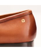 Mocasines Elise de piel camel
