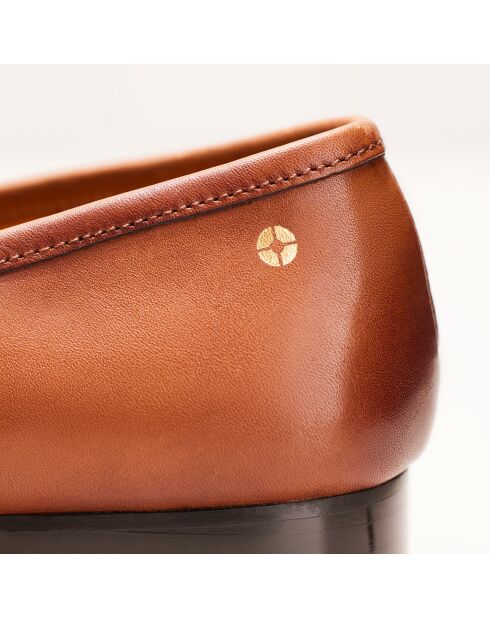 Mocasines Elise de piel camel