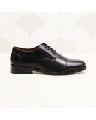 Derbies en cuir Capucine noires