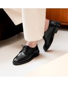 Derby Laure in pelle nera