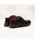 Derbies en cuir Rita noirs