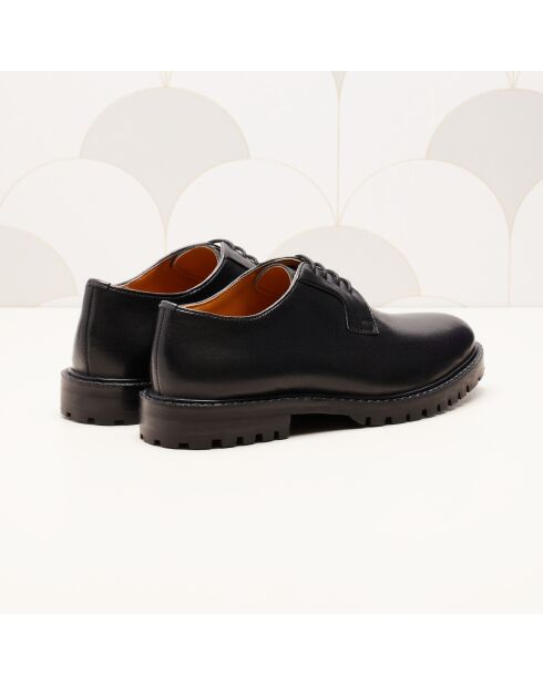 Derbies en cuir Rita noirs