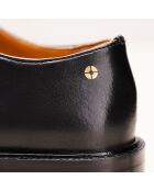 Derbies en cuir Rita noirs