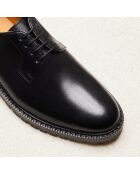 Derbies en cuir Rita noirs