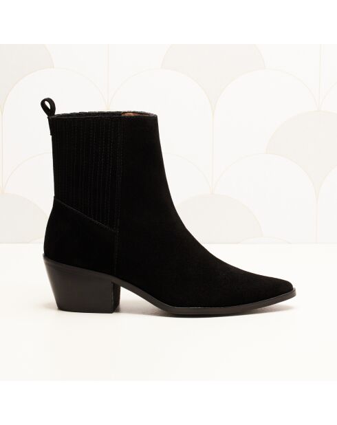 Botas Lucile de gamuza negra