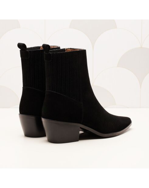 Botas Lucile de gamuza negra