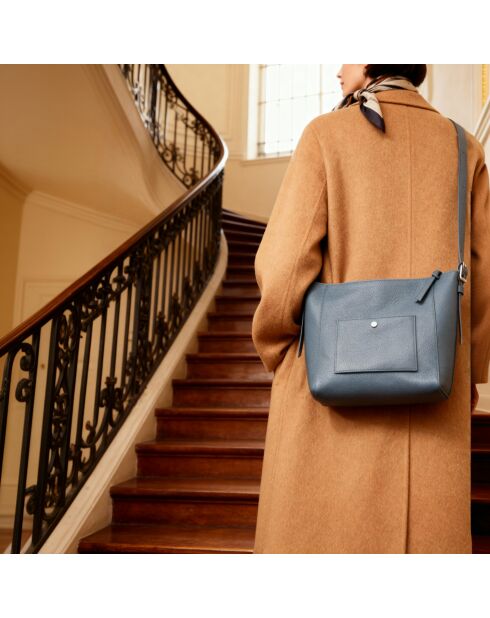 Alma Neptune Beuteltasche aus Leder - 262 x 237 x 115 mm