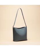 Sac seau Diane en cuir neptune - 26,2x25,7x12 cm