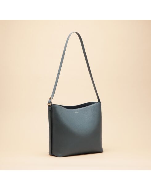 Sac seau Diane en cuir neptune - 26,2x25,7x12 cm