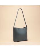 Sac seau Diane en cuir neptune - 26,2x25,7x12 cm