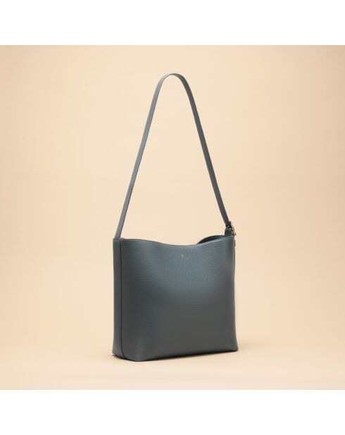 Sac seau Diane en cuir neptune - 26,2x25,7x12 cm