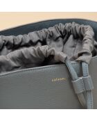Sac seau Diane en cuir neptune - 26,2x25,7x12 cm