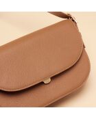 Bandolera Béa de piel coñac - 200 x 119 x 39 mm