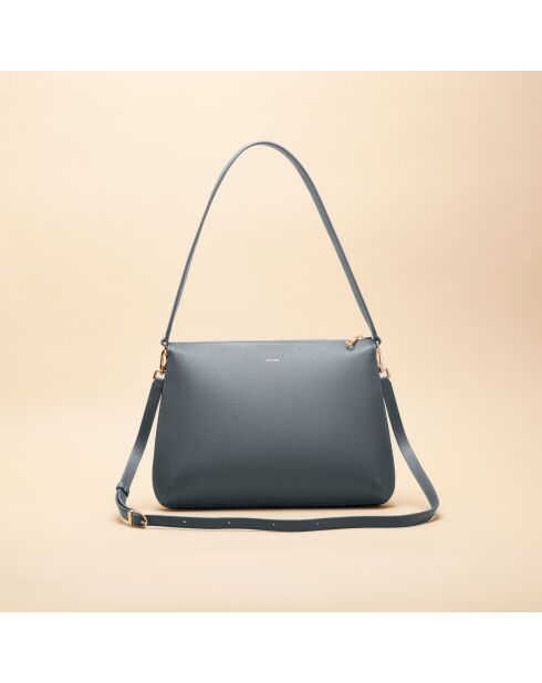 Bandolera de piel Maud Neptune - 340 x 236 x 76 mm