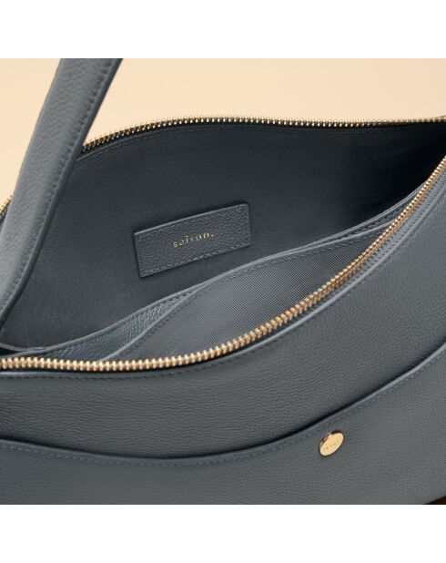 Bandolera de piel Maud Neptune - 340 x 236 x 76 mm