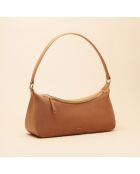 Axelle Handtasche aus Haselnussleder - 346 x 180 x 120 mm