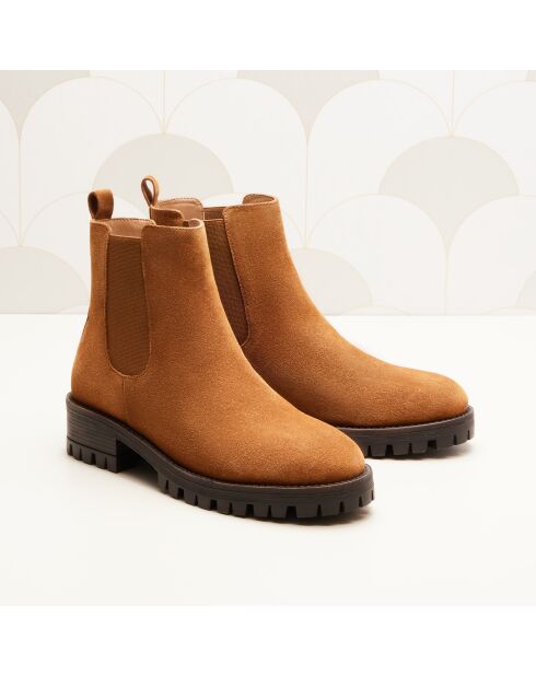 Chelsea Veloursleder Maia camel