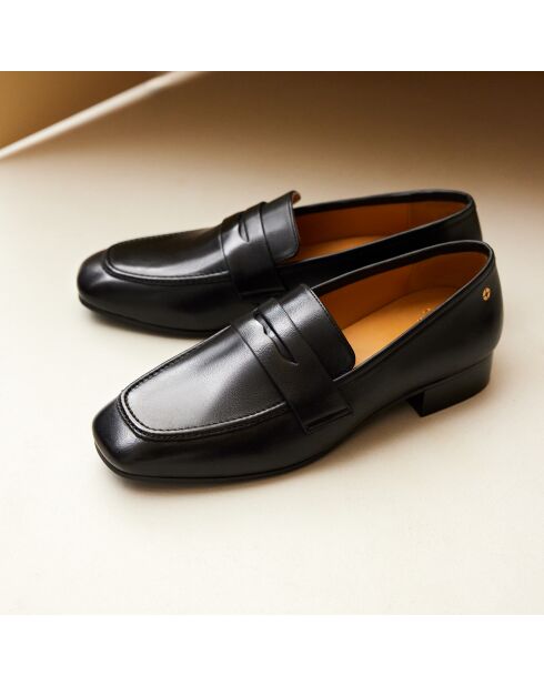 Mocassini Elise in pelle nera