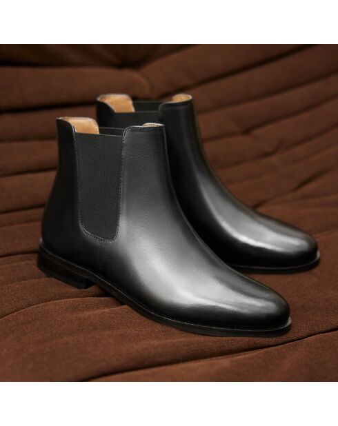 Chelsea en cuir Zoé noires