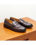 Aude bruine leren instappers