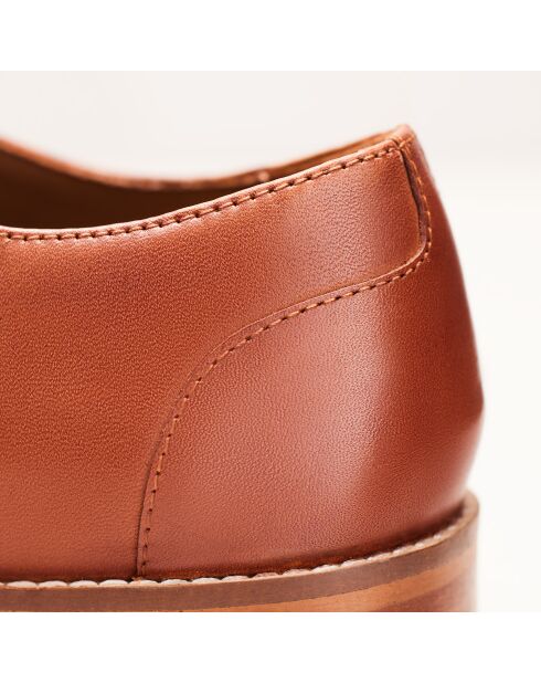 Derbies en cuir Capucine marron