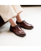 Derbies en cuir Gaby marron