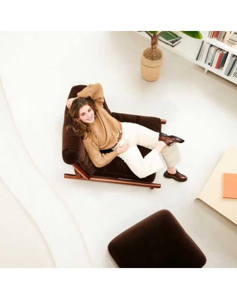 Derbies en cuir Gaby marron