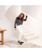 Mocassini Victoire in pelle blu