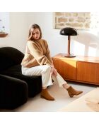 Chelsea suèdeleer Chloé camel