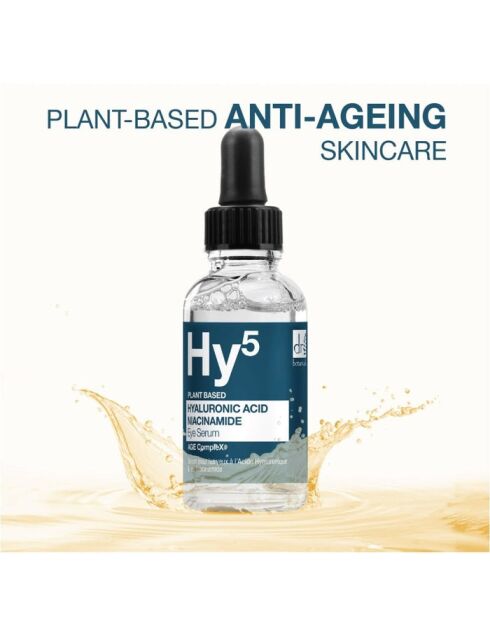 Sérum hydratant pour les yeux à 5 % d'acide hyaluronique et 5 % de niacinamide - 15 ml