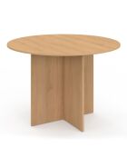 Mesa de comedor redonda de madera Ophélia - 110x110x75 cm