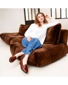 Mokassins Victoire aus dunkelbraunem Leder