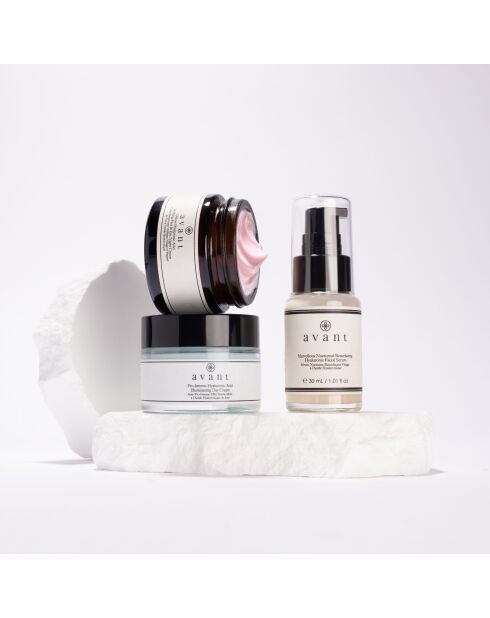 Kit suavizante y revitalizante de ácido hialurónico y mascarilla de ácido hialurónico gratis, 3 piezas