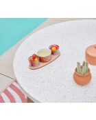 Mueble de jardín de madera de 5 plazas Banjar