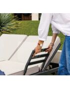 Muebles de jardín modulares Oakland de 6 plazas en color beige