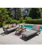 Muebles de jardín modulares Carmel de 6 plazas