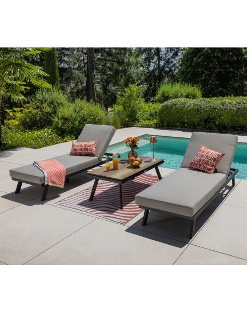 Muebles de jardín modulares Carmel de 6 plazas