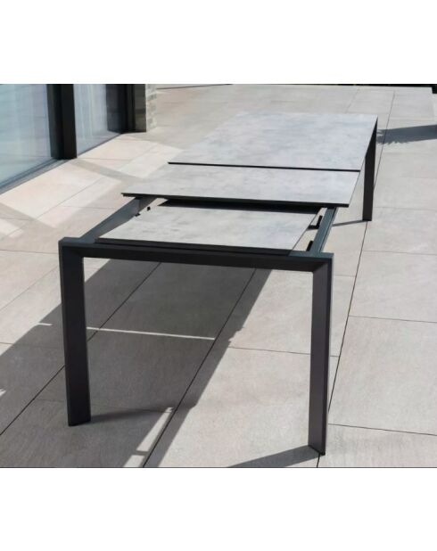 Set de comedor de pizarra Naples XL: mesa y 10 sillas Minea