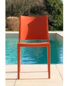 Cincinnatos Essgruppe: 1 fester Tisch und 6 Lagos-Terracotta-Stühle