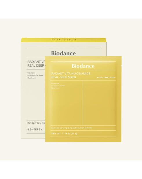 Maschera radiosa profonda Vita Niacinamide