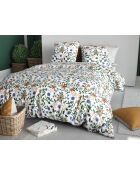 Parure housse de couette  en coton veitchs verte