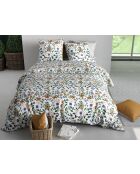 Parure housse de couette  en coton veitchs verte