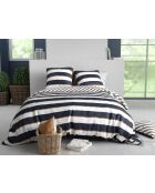 Parure housse de couette  en coton Nolwenn blanche