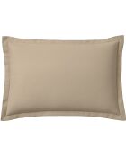 Taie d'oreiller en flanelle coton ficelle