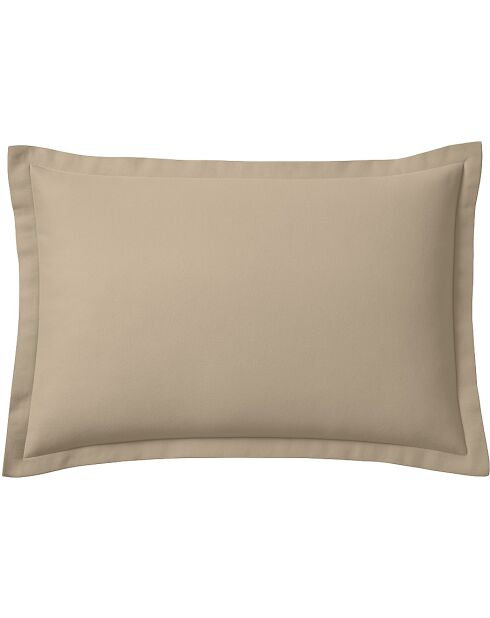 Taie d'oreiller en flanelle coton ficelle