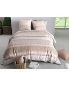 Parure housse de couette  en coton Trine blush