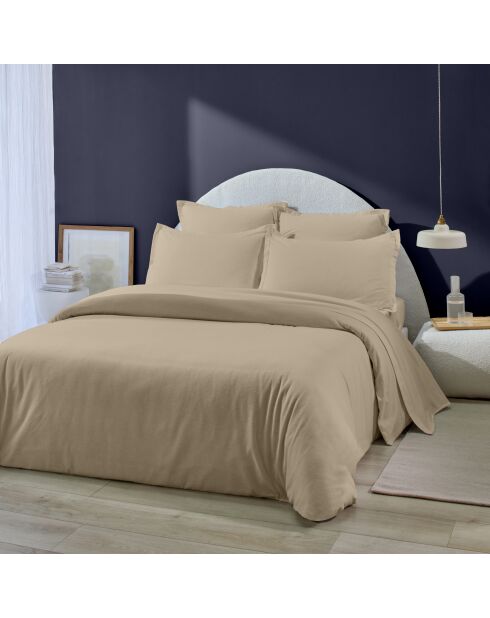 Housse de couette en flanelle de coton ficelle